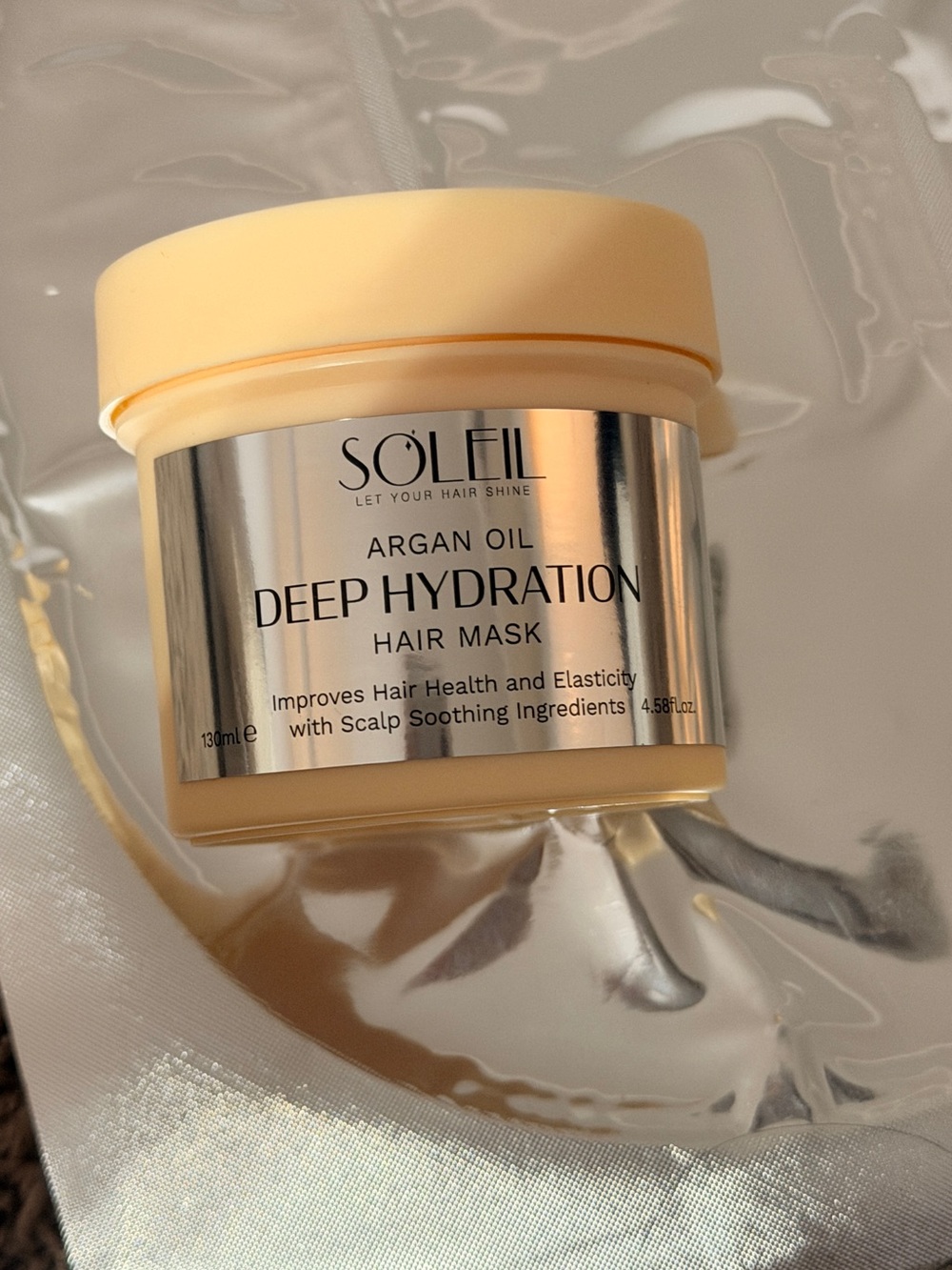 Argan Oil Deep Hydration Hair Mask — Yellow